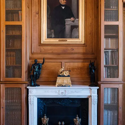 Portrait d'Adolphe Thiers à l'assemblée nationale, de Paul Delaroche (1797-1856). Peint en1856.